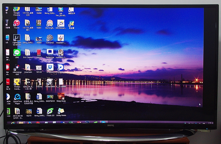 BenQ 55RU6600 黑湛屏曲面電視開箱和不專業評測