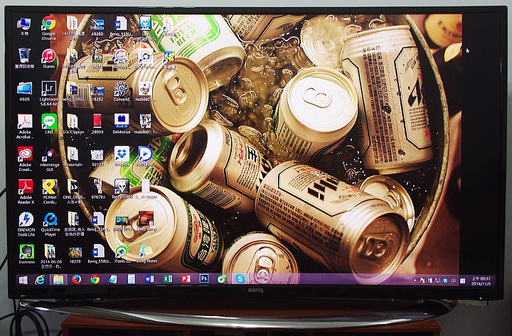 BenQ 55RU6600 黑湛屏曲面電視開箱和不專業評測