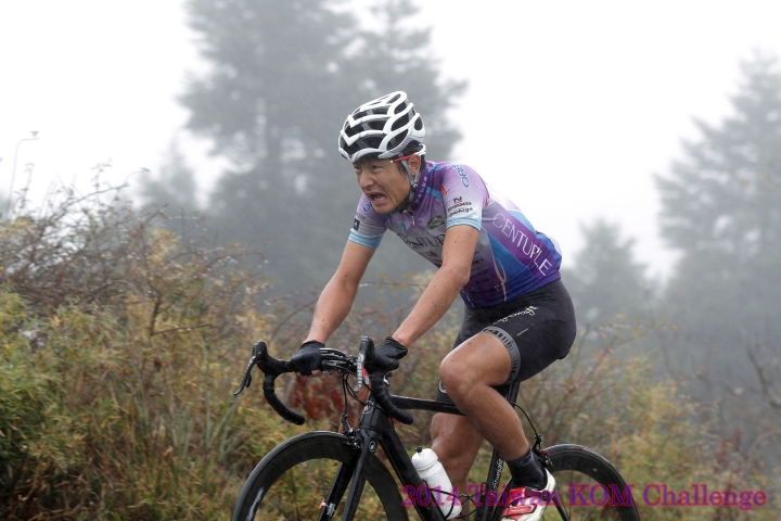 2014 Taiwan KOM Challenge 照片-攝於合歡山小風口前300m