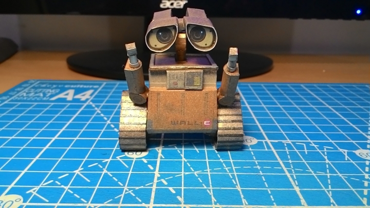 【作品分享】WALL-E Paper Model 瓦力