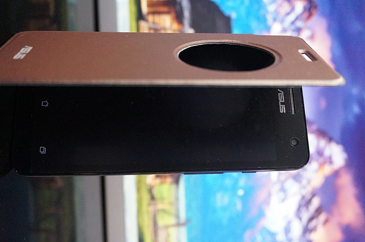 [微開箱]ZenFone 5 山寨版背蓋式感應皮套