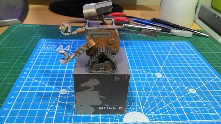 【作品分享】WALL-E Paper Model 瓦力