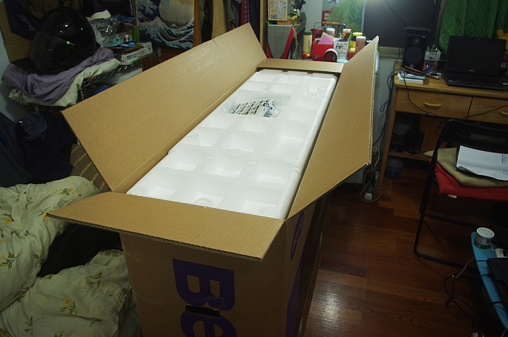 BenQ 55RU6600 黑湛屏曲面電視開箱和不專業評測