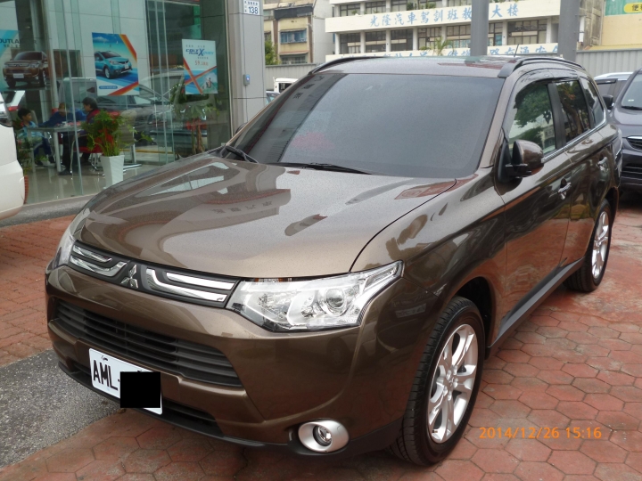 新OUTLANDER 光燦棕 開箱(簡單數位相機拍攝，非高清誤怪！)