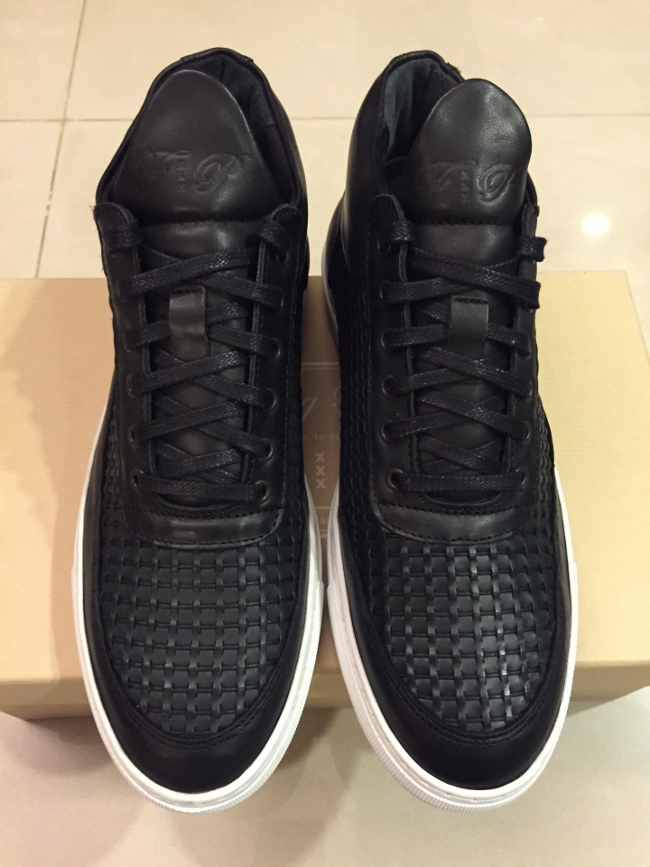 【開箱！Filling Pieces第二發】Woven Leather - Wired Mid Top Sneakers