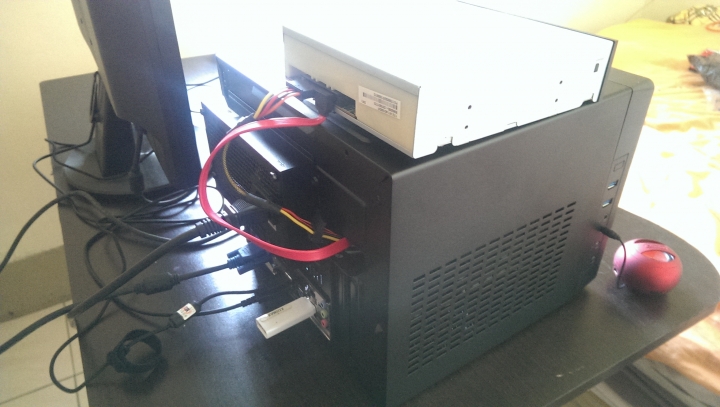 cooler master elite 110  硬塞技嘉B85M-D2V 成功