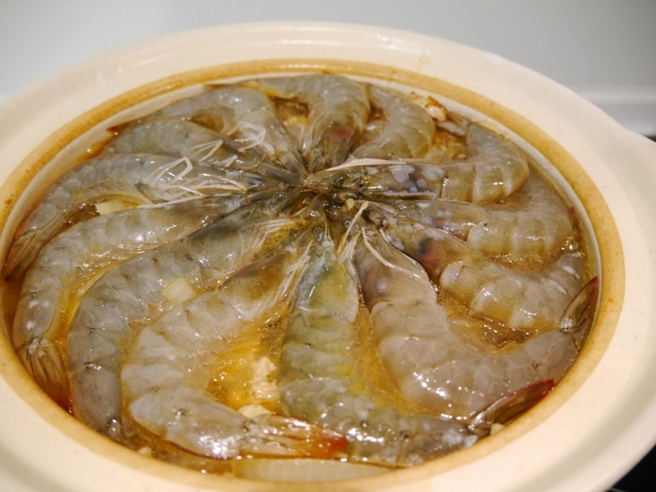 鮮蝦粉絲煲