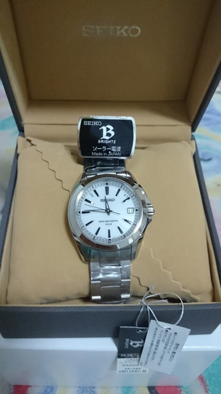 [開箱]SEIKO  BRIGHTZ 太陽能電波錶 SAGZ075