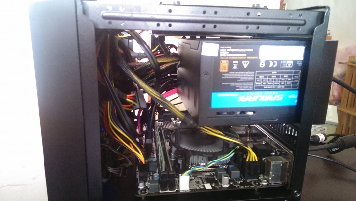cooler master elite 110  硬塞技嘉B85M-D2V 成功