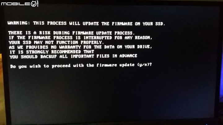 我的Plextor m6s 256G無法升級韌體