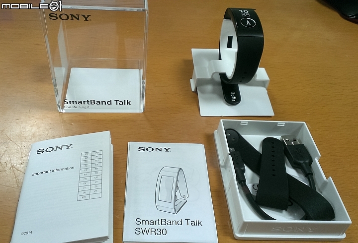 [開箱] SONY Smartband Talk "SWR30 " & 體驗文