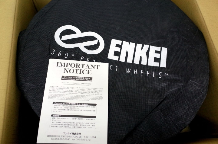 [開箱~] 高 C/P 值的進口框選擇 Enkei PF07