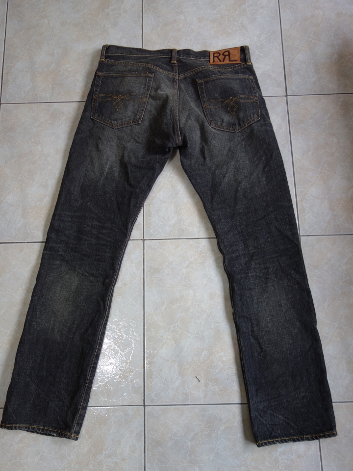 [分享] RRL Repaired Stafford Denim y Low Straight Selvedge Jean