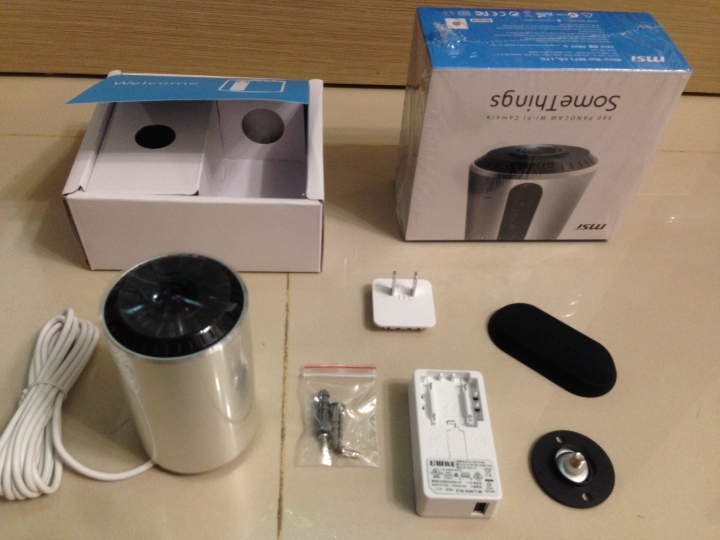 [開箱]MSI SomeThings PANOCAM/ IP camera/ 網路攝影機