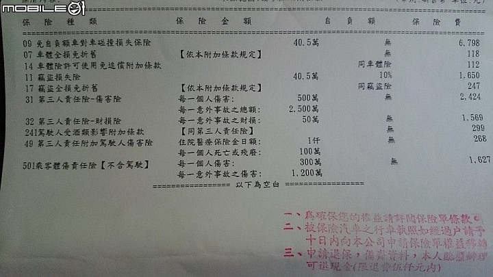 新光產險車險價格討論
