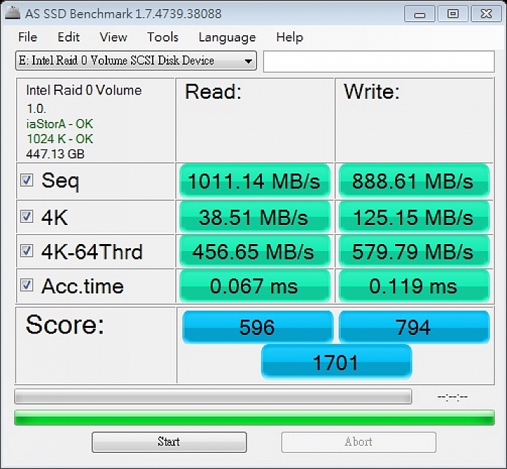 [開箱][測試]強效耐操！平價SLC SSD Fujitsu FSX 240GB×2 單顆與陣列效能測試