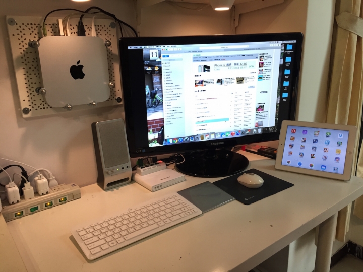 自製mac mini壁掛架