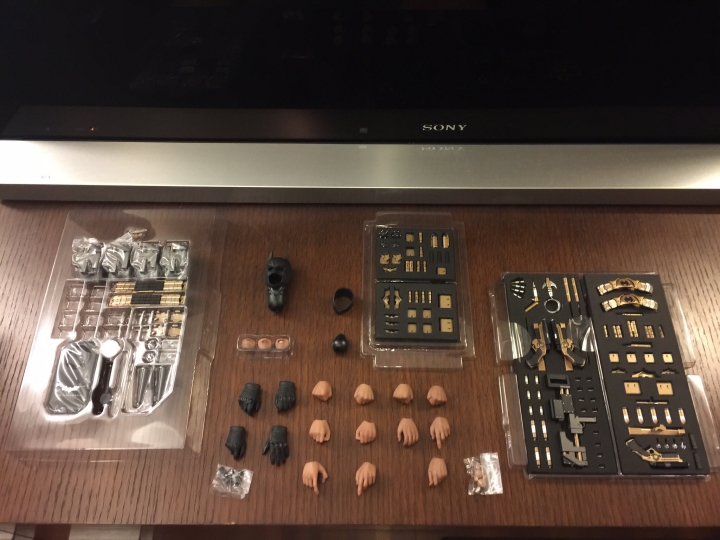 Hottoys batman 武器庫大全套