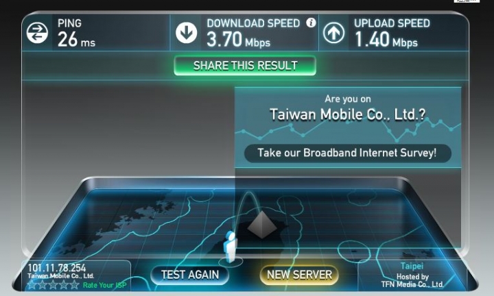 台灣大哥大4G變超慢?