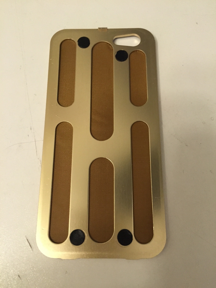 （純分享）Iphone6 太空鋁 + 義大利真皮背蓋保護殼