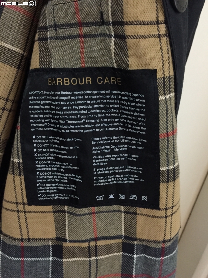 我的第二件Barbour
