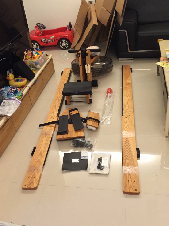 waterrower natural 划船機簡單開箱 20170308更新