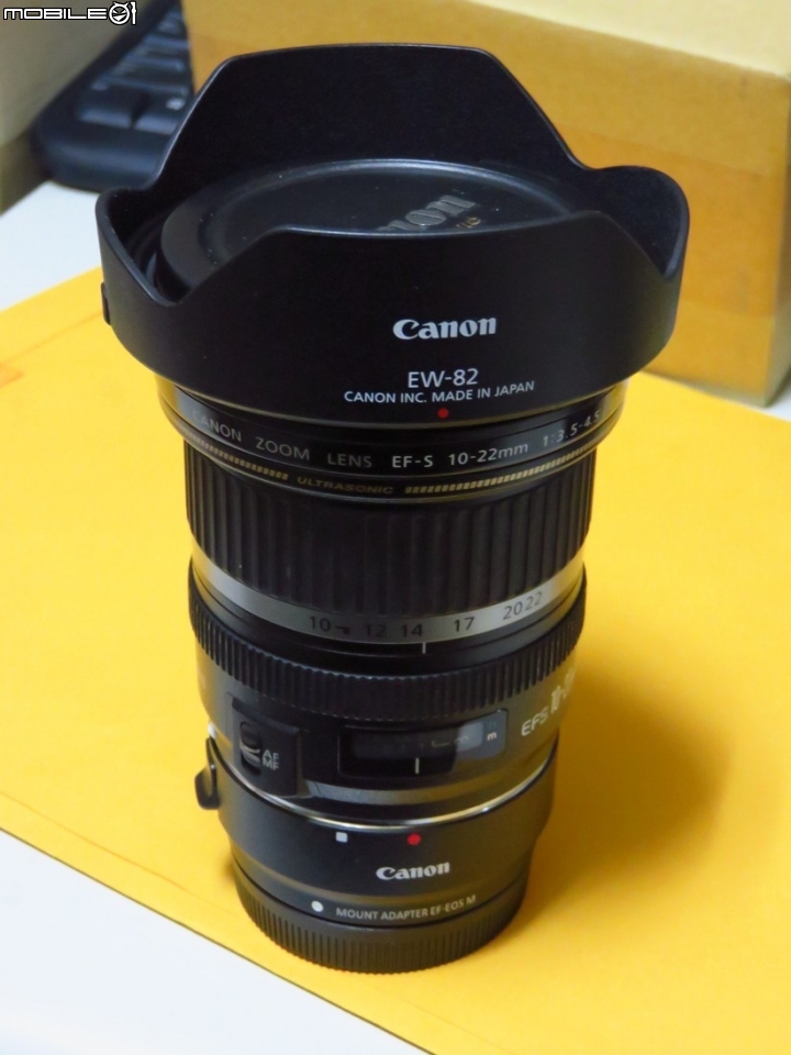 [冷門開箱]Canon EW-82 遮光罩 with EF-S 10-22mm