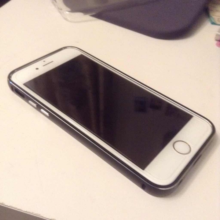 （純分享）Iphone6 太空鋁 + 義大利真皮背蓋保護殼