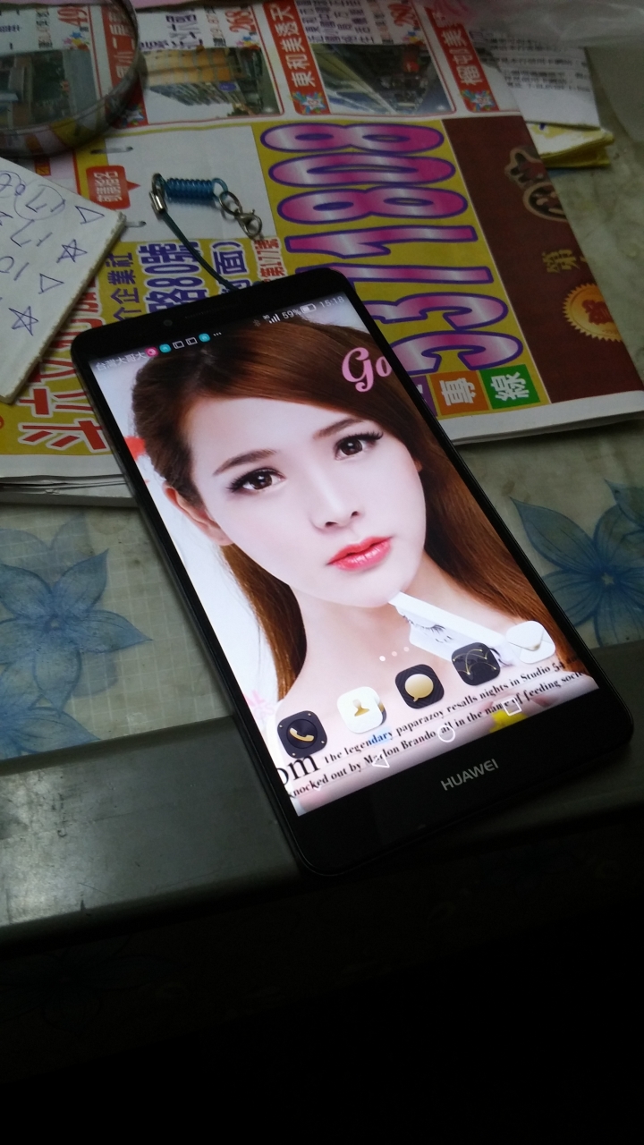 黑色mate7 開箱附咩咩圖