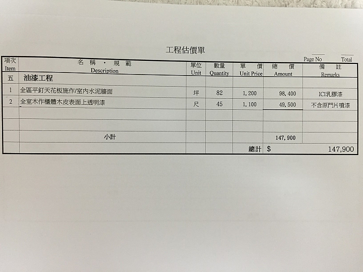 想了解一下這些估價是否合理?