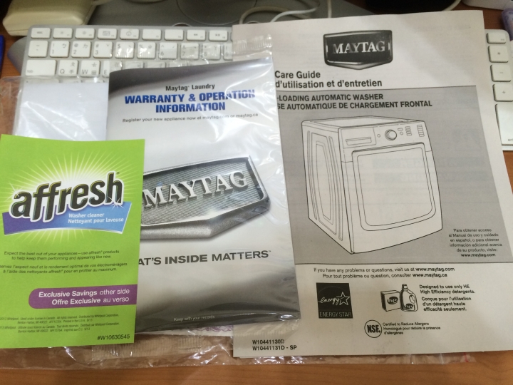 「開箱」15公斤滾筒洗衣機 美泰克 MAYTAG MHW4200BW