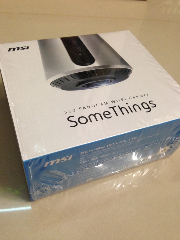 [開箱]MSI SomeThings PANOCAM/ IP camera/ 網路攝影機