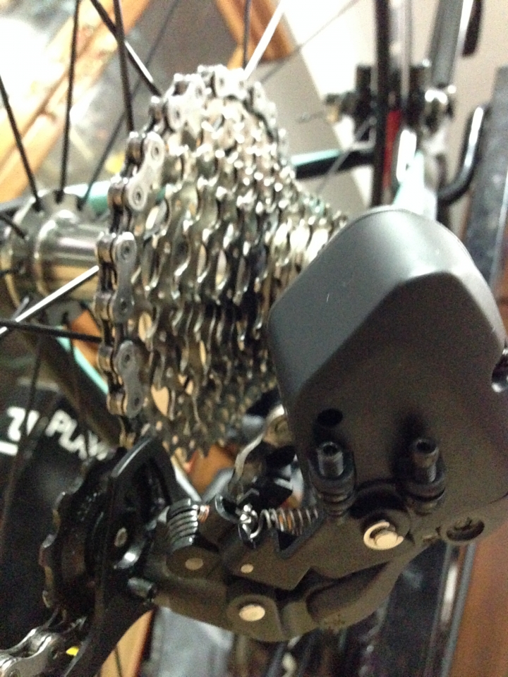 Ultegra 6770 di2 後變H & L螺絲位置