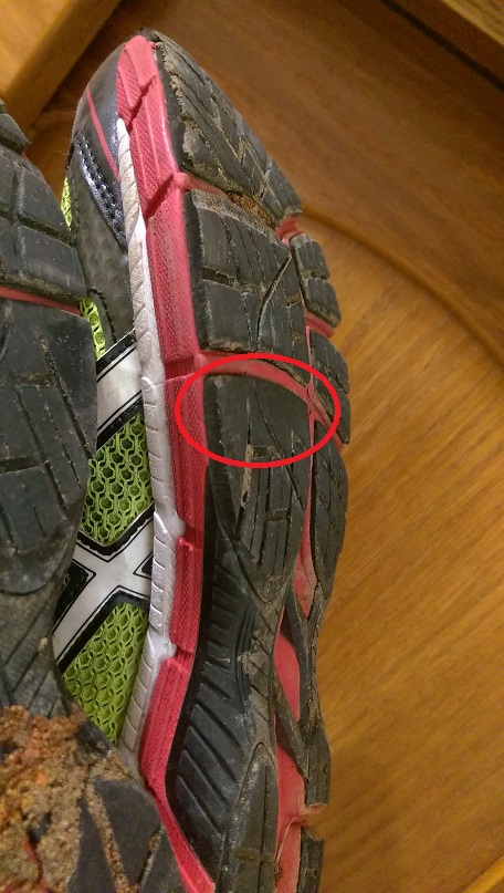 跑鞋鞋底磨損疑問??