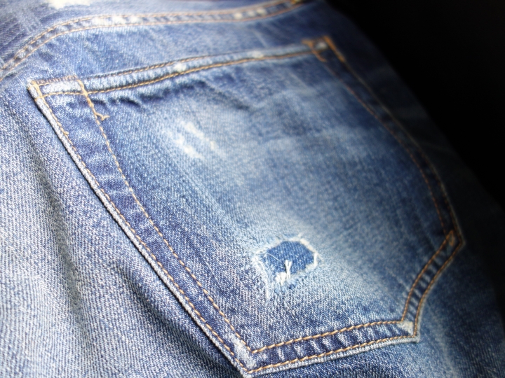 [分享] RRL Repaired Stafford Denim y Low Straight Selvedge Jean
