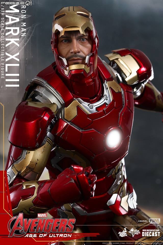 HOT TOYS  復仇者聯盟2:奧創紀元 鋼鐵人 Mark43