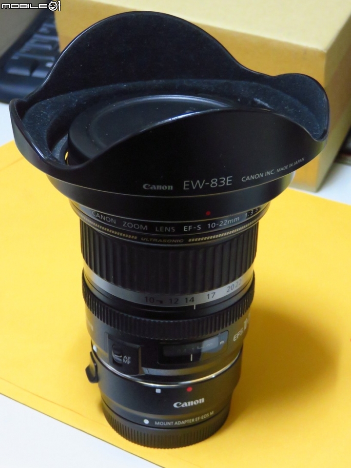 [冷門開箱]Canon EW-82 遮光罩 with EF-S 10-22mm