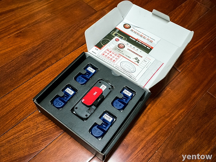 入手TPMS（無線胎壓監測器）開箱