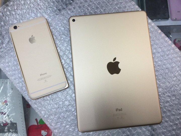 大哥iPad air 2 與兄弟 iPhone 6 Plus