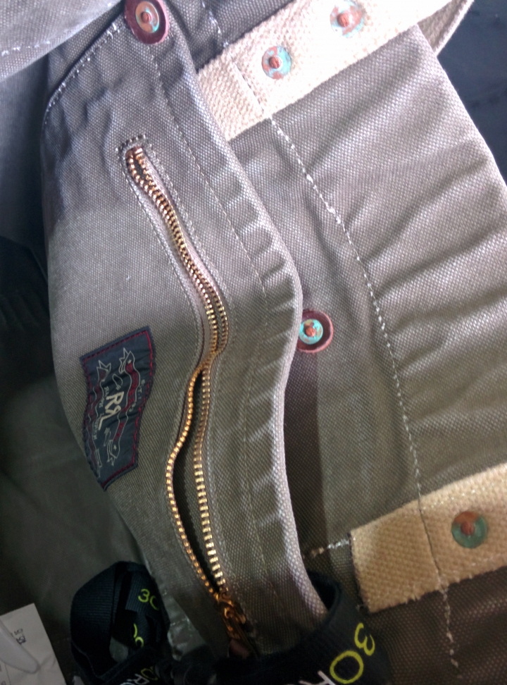[開箱] RRL 麻布袋 - Vintage Canvas Tote