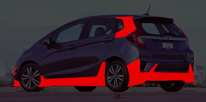 ”創作怡情“ brand new Fit 全車空套 body kit