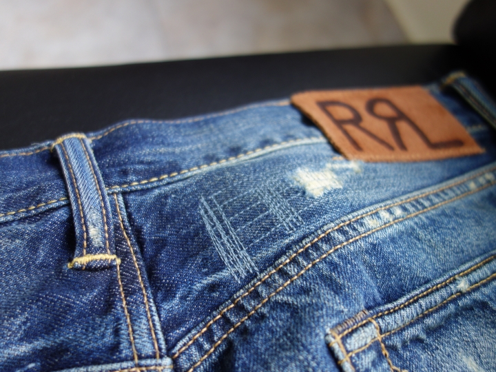 [分享] RRL Repaired Stafford Denim y Low Straight Selvedge Jean