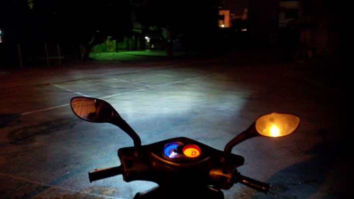CREE H4 LED 30W 3000LM 機車 大燈 開箱（有用過這顆的一起po照分享吧）