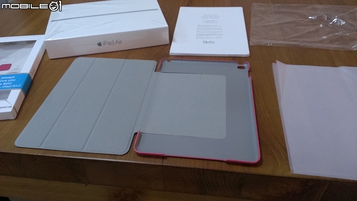 Ipad Air 2 及Optima皮革保護套開箱