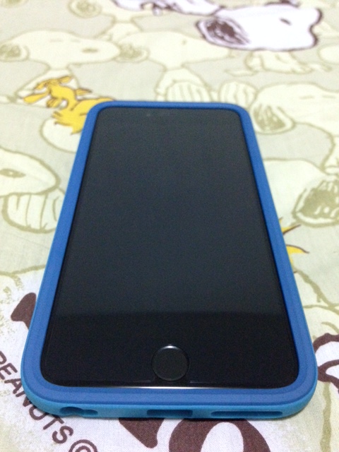 藍色犀牛盾保護殼+太空灰Iphone6 plus