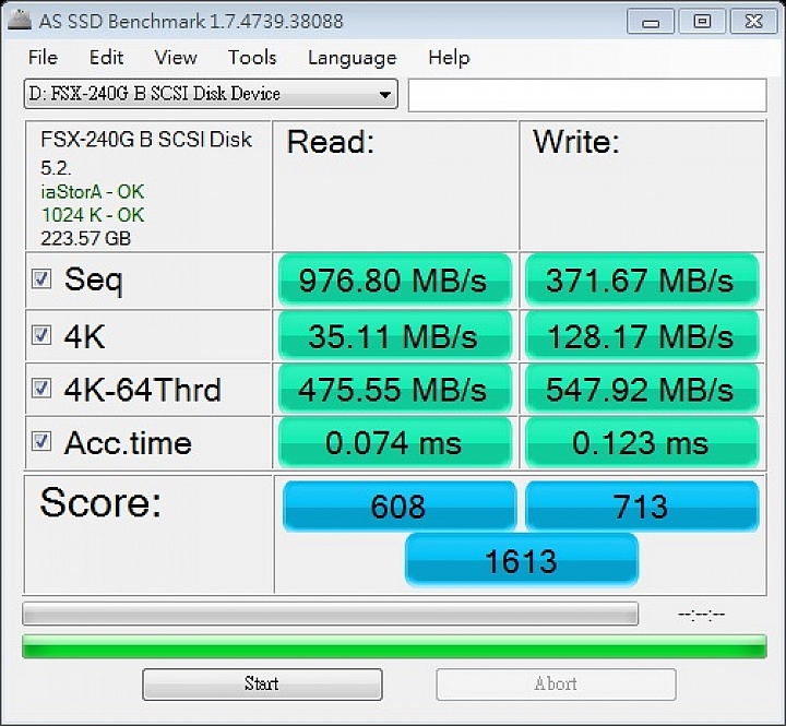 [開箱][測試]強效耐操！平價SLC SSD Fujitsu FSX 240GB×2 單顆與陣列效能測試