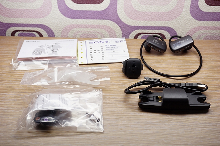 【開箱】SONY NWZ-WS613 是防水MP3也是防水藍牙耳機
