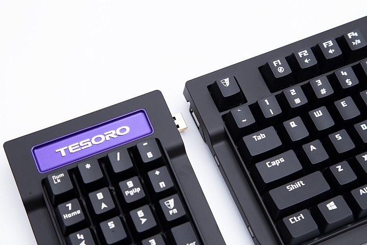 鐵修羅Tesoro Tizona 鐵聖納劍 左撇子也能順暢使用的電競鍵盤