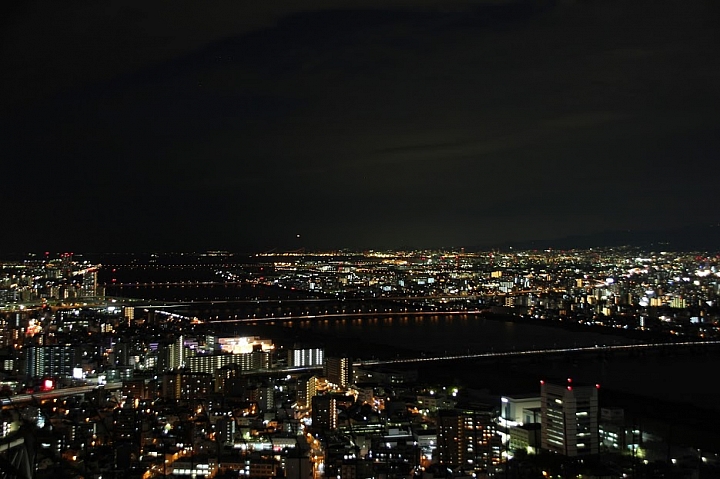 【大阪夜景】梅田‧空中庭園展望台 v.s. 天王寺‧Harukas 300展望台