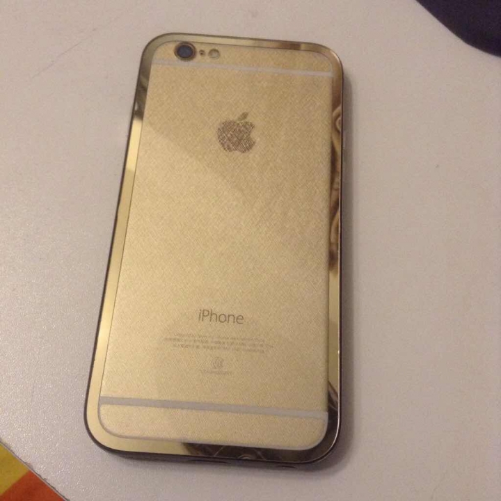 （純分享）Iphone6 太空鋁 + 義大利真皮背蓋保護殼